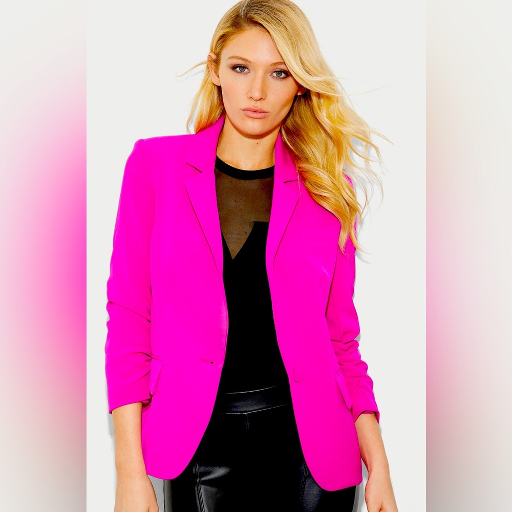 Hot Pink Blazer NWT Size L